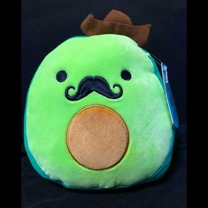Austin w/mustache Avocado 7” Squishmallow